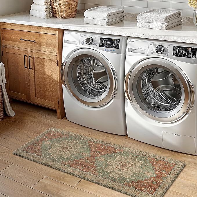 GENIMO Kitchen Mats for Floor 2PCs, Washable Anti Fatigue Mat for Cushioned - Image 7