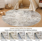 UERMEI 6ft Round Area Rug Living Room Rugs - Image 5