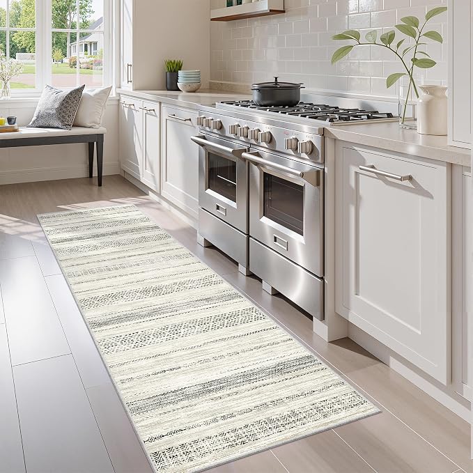 Miukiki 2x6 Hallway Runner Rug Moroccan Washable Kitchen Rug Non Slip Indoor - Image 9