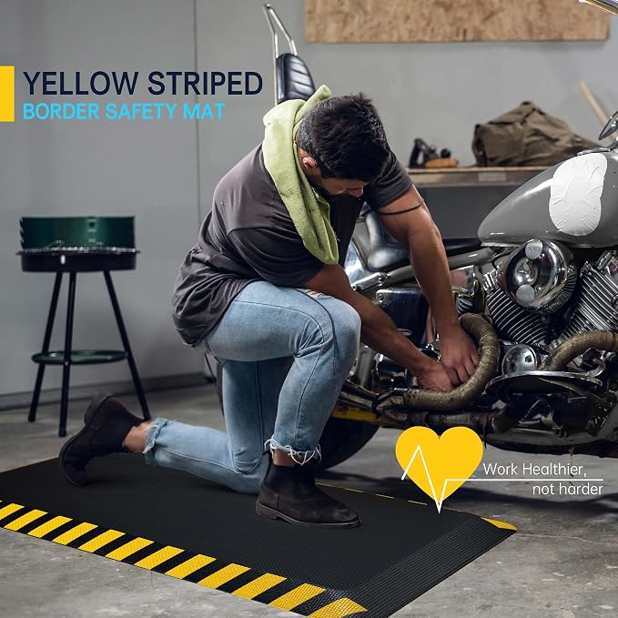 FEATOL Anti Fatigue Mat Industrial, Ergonomic Standing Floor Mat - Image 7