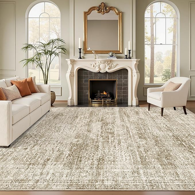 Soalmost Washable Area Rug 8x10, Large Soft Rugs by Soalmost