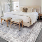 CHAMPLANT Washable Area Rug 10'x14' Boho Design Non-Shedding Easy Care Ideal - Image 2