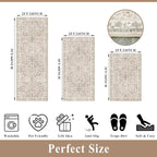 3-Piece Kitchen Rug Set of 3 - Image 2