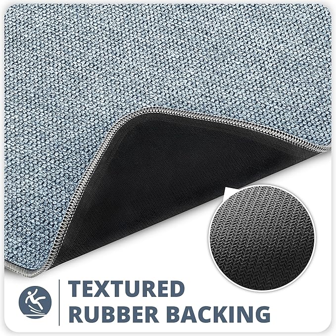Bosap Bath Mat, Ultra Thin Bathroom Runner Rugs, Large Bath Mats - Image 4
