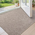 Color&Geometry Ultra Thin Indoor Door Mat 32"x48", Non Slip Rubber Backed Dirt by COLORG