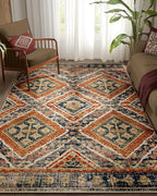 BESTSWEETIE Area Rug 5x7 Machine Washable Non-Slip Low Pile Print Pattern - Image 2
