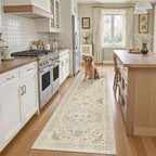 Madane Runner Rug 2x8, Washable Hallway Runner Rugs, Non-Slip Low-Pile Soft by Madane