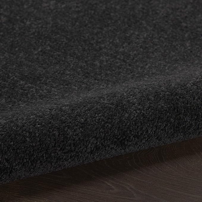 Nourison Home Nourison Essentials Black 2'2" x 12' Area Rug - Image 6