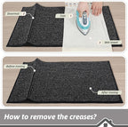 BEQHAUSE Dirt Trapper Door Mat 32" x 48", Non-Slip Washable Doormats Entrance - Image 9