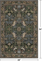 Washable 4x6 Area Rug for Living Room - Image 2