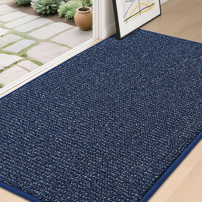 BEQHAUSE Dirt Trapper Door Mat 36" x 60", Non-Slip Washable Doormats Entrance by BEQHAUSE