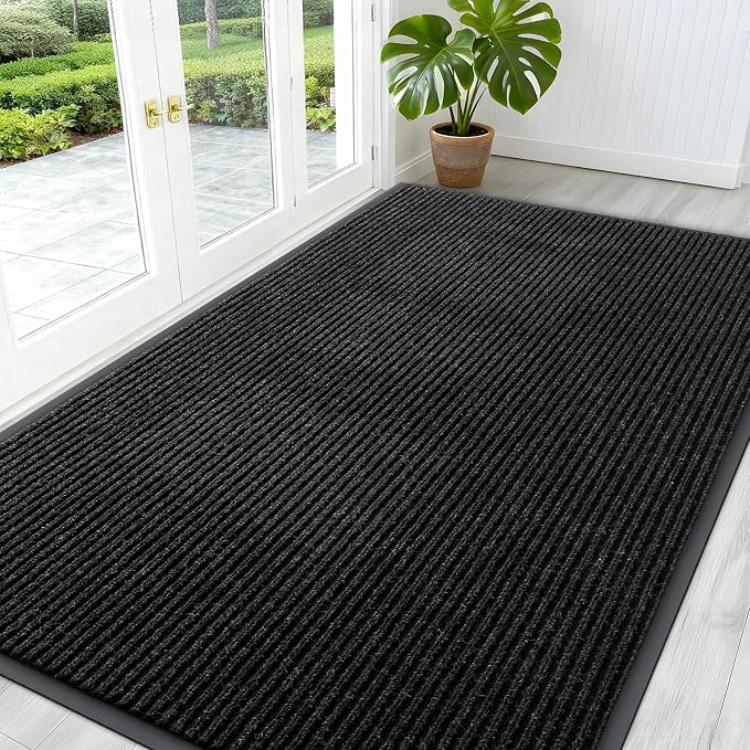OLANLY Front Door Mat Indoor Outdoor Entrance, Waterproof Heavy Duty Doormat by OLANLY