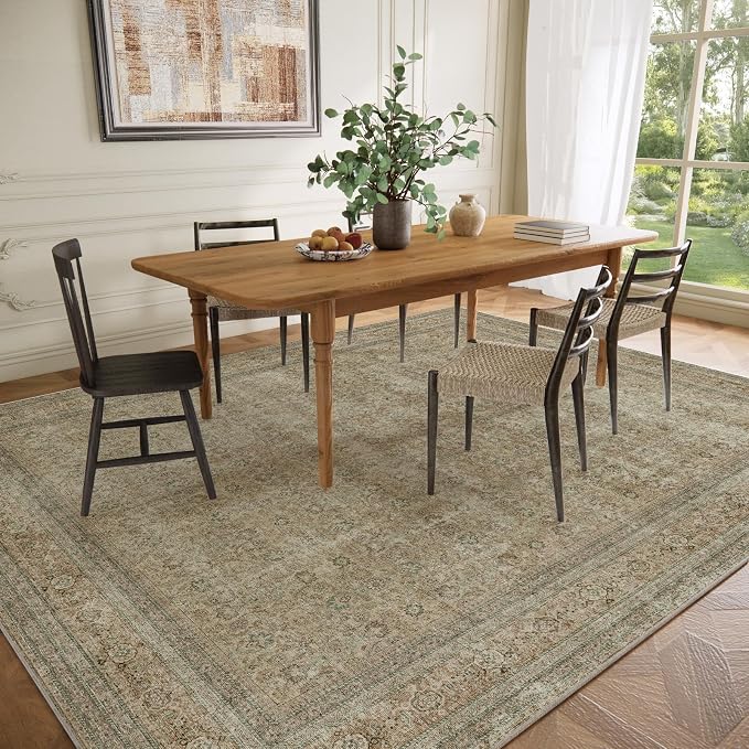 palohom 10x14 Area Rug Washable Rugs: Large Living Room Rug Stain Resistant Non - Image 5