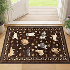 DUKINO 2x3 Entryway Rug, Washable Small Door Mat Indoor Entance Lightweight - Image 2