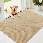 OLANLY Dog Door Mat for Muddy Paws 44x32, Ultra Absorbent Chenille Mud Doormat by OLANLY