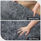 Shag Area Rugs for Bedroom Living Room, 5X8 Ultra Soft Fluffy Area Rugs for Dorm - Image 5