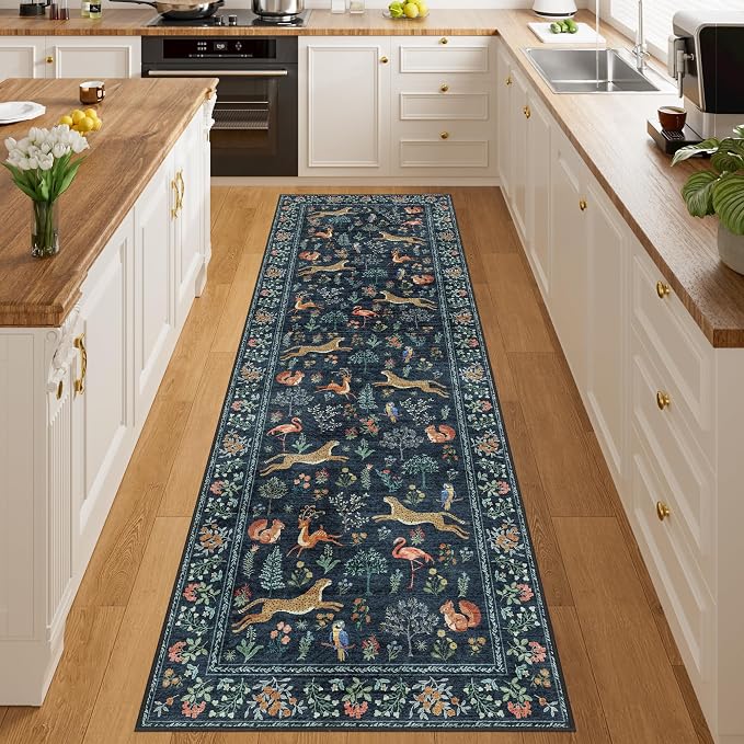 DUKINO 2x10 Rug for Hallway, Washable Kitchen Runner Rug - Image 6