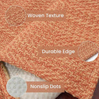 IOHOUZE Small Area Rug 2x3 Washable Woven Rugs - Image 6