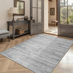 4x6 Rug - Stain Resistant Abstract Washable Rugs, Anti Slip Area Rugs by Unknown