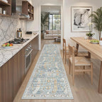 Madane Runner Rug 2x8, Washable Hallway Runner Rugs, Non-Slip Low-Pile Soft - Image 2