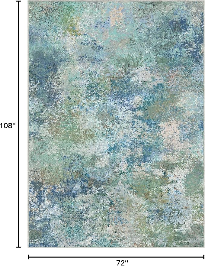 BEIMO Area Rugs 6x9 for Living Room Bedroom, Modern Abstract Machine Washable - Image 2