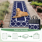 GENIMO 2.5' x 8' Outdoor Rug Waterproof - Image 5