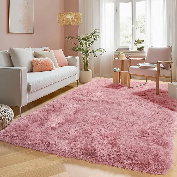 PAGISOFE Shaggy Fluffy Area Rugs Carpets by PAGISOFE