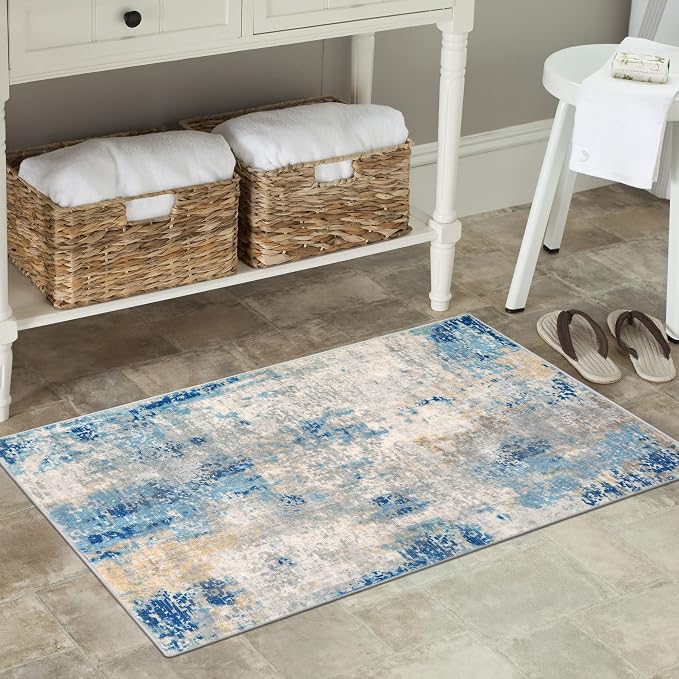 Lahome Modern Abstract Kitchen Rug - Image 7