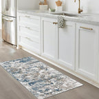 Runners for Hallways Ultra Non-Slip 2x4 Washable Kitchen Rug Abstract Tear and - Image 8