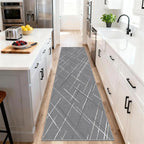 Kitchen Rugs Ultra Non-Slip 2.6x8 Washable Runner Rug Modern Tear and Stain - Image 8