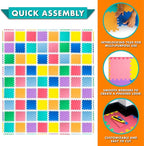 ProSource Baby Play Mat, Soft Foam Floor Tiles - Image 6