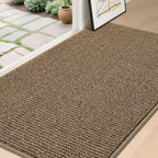 BEQHAUSE Dirt Trapper Door Mat 36" x 60", Non-Slip Washable Doormats Entrance by BEQHAUSE