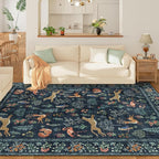 DUKINO 8x10 Rug, Washable Animal Living Room Rug - Image 3