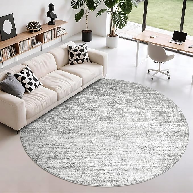 Valenrug Washable Round Area Rugs 6x6 - Image 4