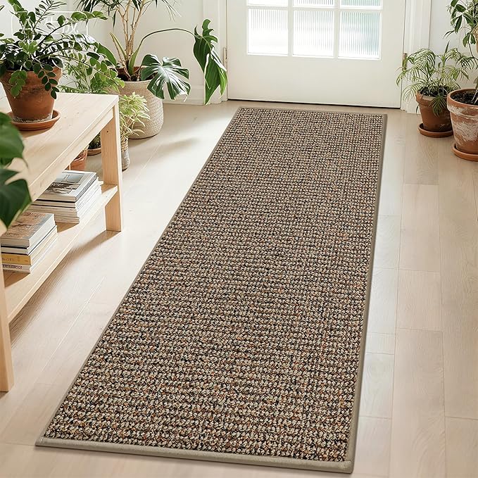 BEQHAUSE Hallway Runner Rugs 2x6, Hallway Rug Non-Slip Washable, Runner Rug by BEQHAUSE