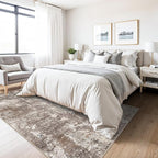 5x7 Washable Living Room Rug – Modern Neutral Abstract Area Rug - Image 8