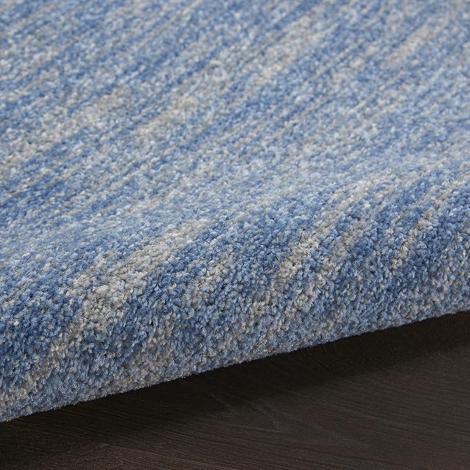 Nourison Home Nourison Essentials Blue Grey 2'2" x 7'6" Area Rug - Image 6