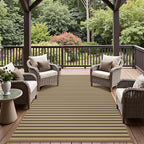 GENIMO Outdoor Rug for Patio Clearance, Lightweight Waterproof RV Camping Mat - Image 3