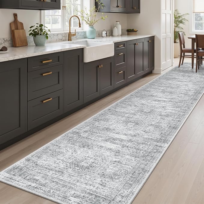 Soalmost Runner Rug 2'6" x 10' Washable Non-Slip Runner Rugs - Image 3