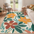 GENIMO Indoor Outdoor Area Rug 6'x9', Machine Washable Rugs - Image 6