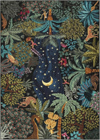 GarveeHome 6x9 Area Rug Jungle Green Washable Rugs - Image 8