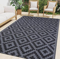 Smiry Waterproof Outdoor Rug 6x9 ft, Reversible Plastic Straw Patio Camping Rugs by Smiry