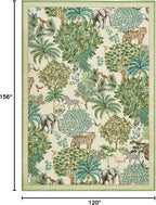 GarveeHome Jungle Rug 10x13 Washable Area Rugs - Image 2