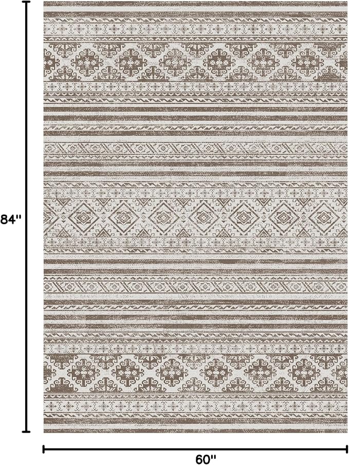 RUGSURE Washable Area Rugs 5' x 7' - Image 2