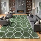 ONASAR 6x9 Area Rugs for Living Room Bedroom, Large Fluffy Olive Green and by ONASAR