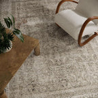 Washable Area Rugs for Living Room: 9x12 Bedroom Rug Boho Vintage Area Rug - Image 4