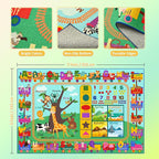 Maxsoft Kids Rug for Playroom, Educational 5x7 Play Mat for Classroom, Washable - Image 9
