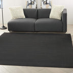 Nourison Home Nourison Essentials Black 7' x Square Area Rug by NourisonHome