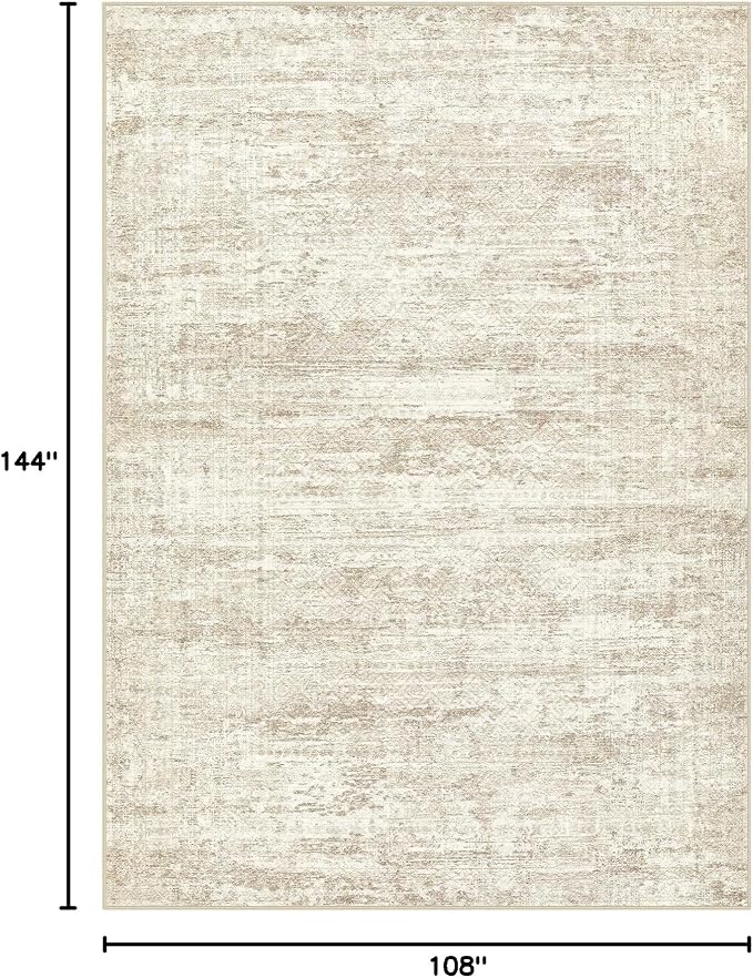UERMEI 9x12 Washable Area Rug - Image 2