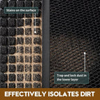 Front Door Mat, Heavy Duty Non-Slip Rubber Dirt Trapper, Quick-Dry Low-Profile - Image 6